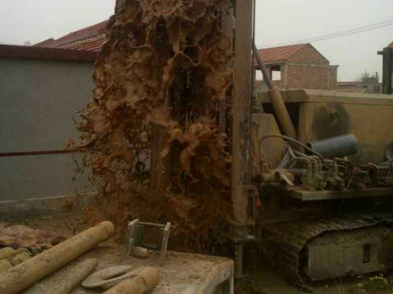 鹽城工地鉆井施工現(xiàn)場