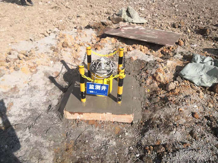 淮安金湖監(jiān)測井施工現(xiàn)場